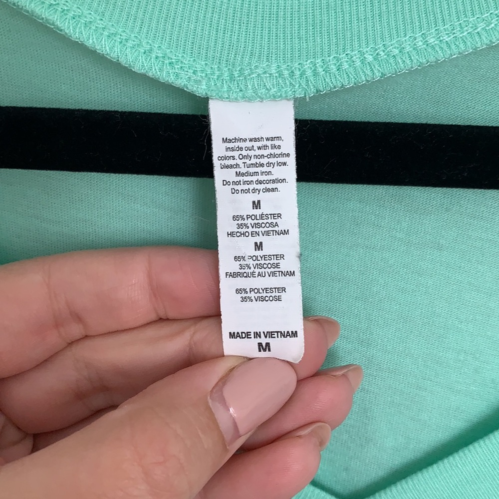 Mint Bicycle Pineapple Crop Top - Picture 4 of 4